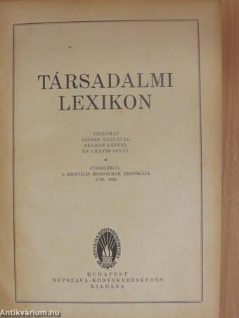 Társadalmi lexikon