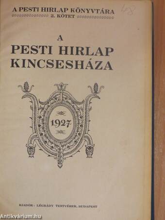 A Pesti Hirlap Kincsesháza 1927.