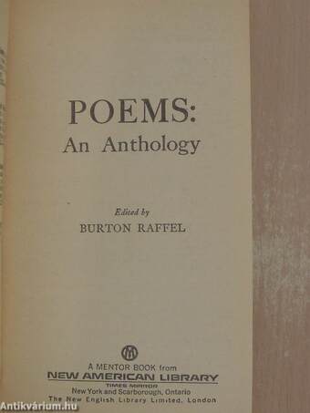 Poems: an anthology