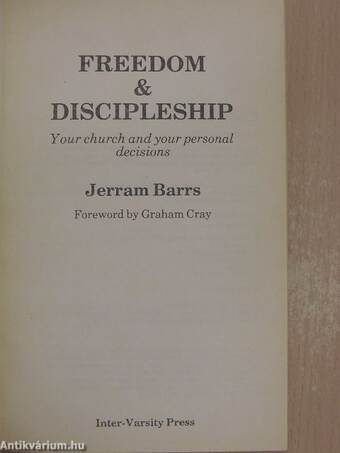 Freedom & Discipleship