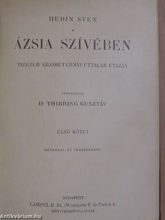 Ázsia szívében I. (töredék)