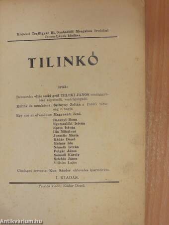 Tilinkó