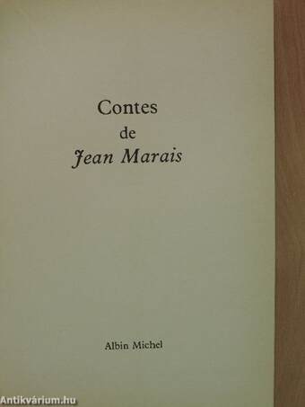 Contes de Jean Marais