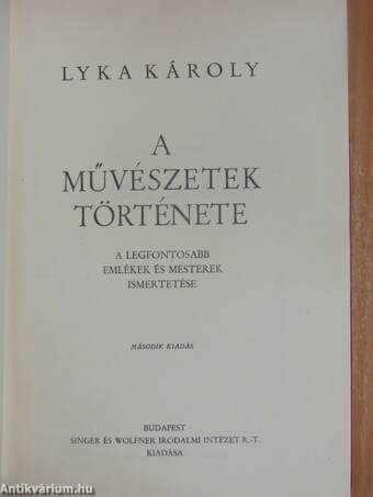 A művészetek története/A művészetek története, képek