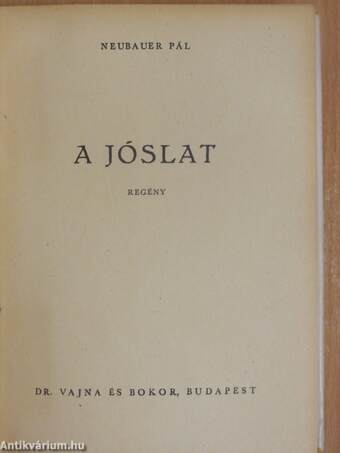 A jóslat