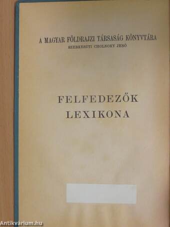 Felfedezők lexikona