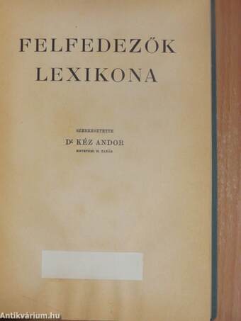 Felfedezők lexikona