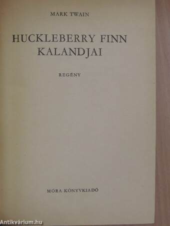 Huckleberry Finn kalandjai