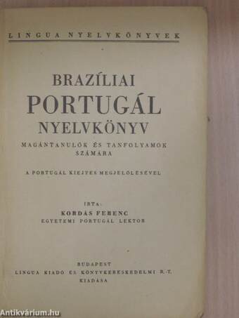 Brazíliai portugál nyelvkönyv