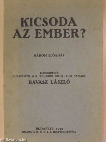 Kicsoda az ember?