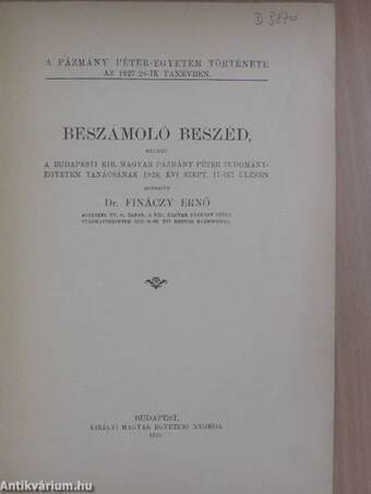 Beszámoló beszéd