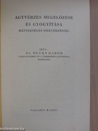 Agyvérzés megelőzése és gyógyítása mesterséges orrvérzéssel