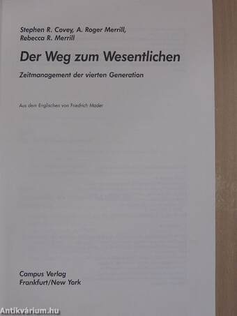 Der Weg zum Wesentlichen