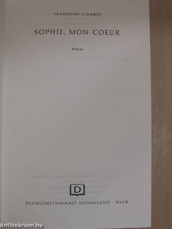 Sophie, mon coeur