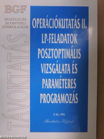 Operációkutatás II.