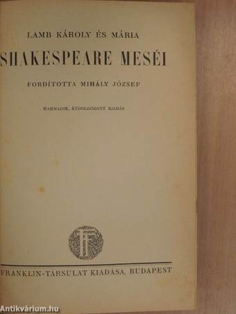 Shakespeare mesék 