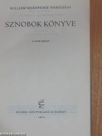 Sznobok könyve