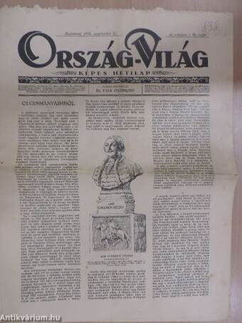 Ország-Világ 1925. augusztus 30.