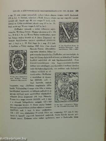 A könyvnyomtatás Magyarországon a XV. és XVI. században I-II.