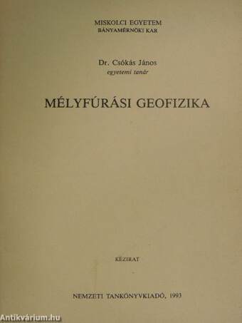 Mélyfúrási geofizika