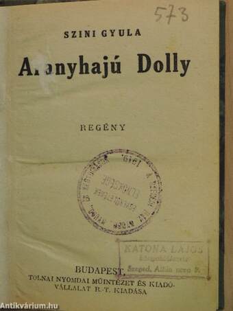 Aranyhajú Dolly