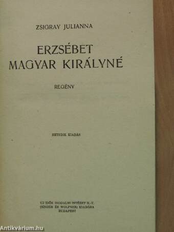 Erzsébet magyar királyné