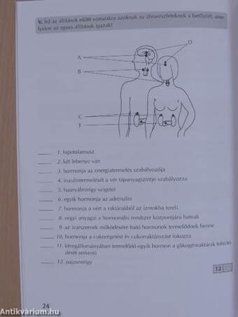 Témazáró feladatlapok biológiából 10. évfolyam