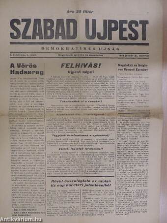 Szabad Ujpest 1945. január 27.