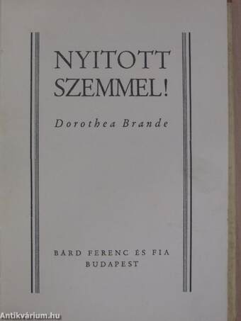 Nyitott szemmel!