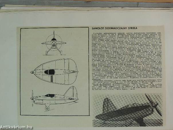 Repülőgép típusismertető újságcikkek egyedi gyűjteménye