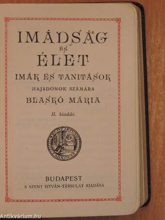 Imádság és élet