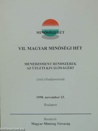 VII. Magyar Minőségi Hét