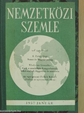 Nemzetközi Szemle 1957. január-december I-III.