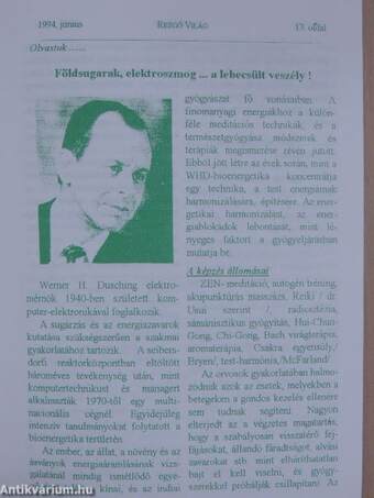 Rezgő Világ 1994. június