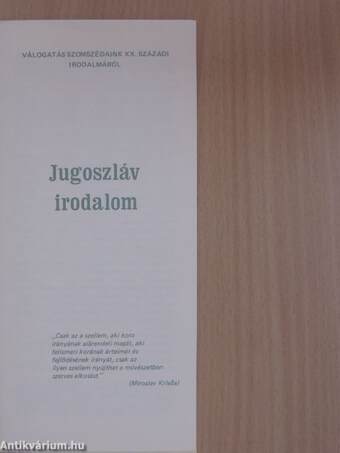 Jugoszláv irodalom