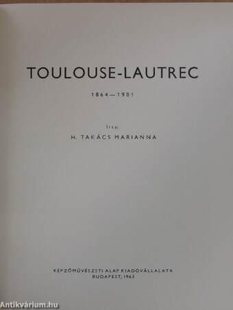 Toulouse-Lautrec