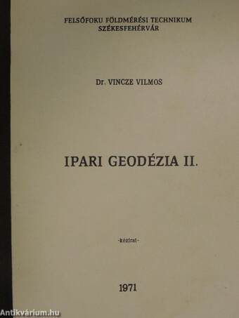 Ipari geodézia II.