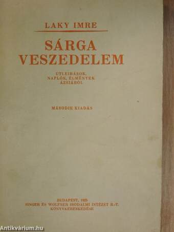 Sárga veszedelem