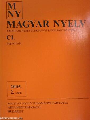 Magyar Nyelv 2005. június