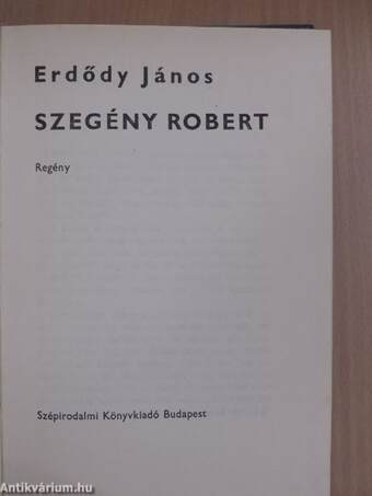 Szegény Robert