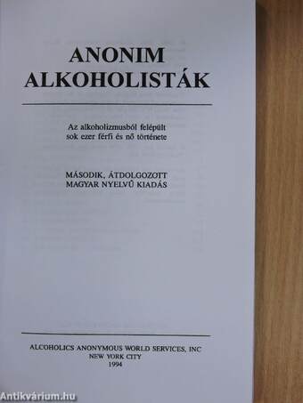 Anonim Alkoholisták