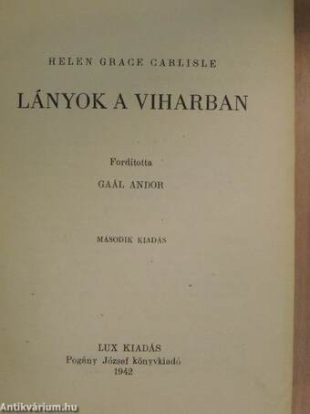 Lányok a viharban