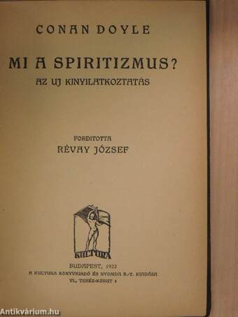 Mi a spiritizmus?