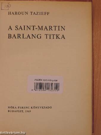 A Saint-Martin barlang titka