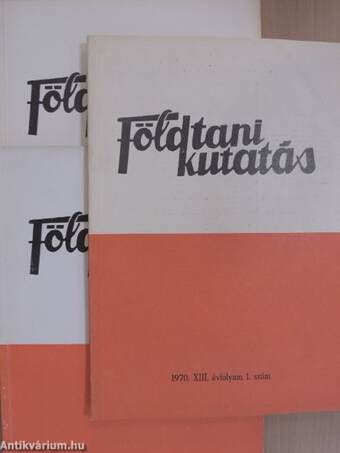 Földtani Kutatás 1970/1-4.