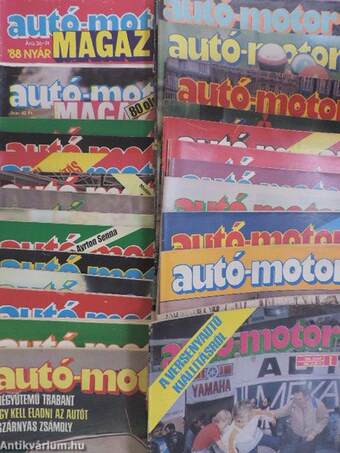 Autó-Motor 1988. január-december/Autó-Motor Magazin 1988. nyár-ősz