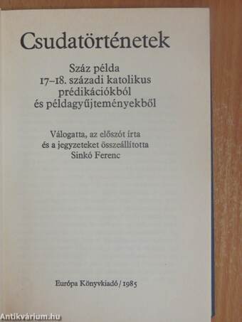 Csudatörténetek