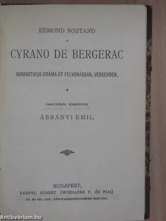 Bánk bán/Hamlet dán királyfi/Cyrano de Bergerac