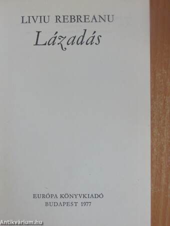 Lázadás