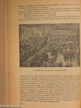 Budapesti képes református naptár 1938